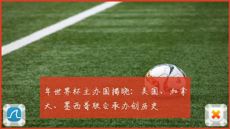 年世界杯主办国揭晓：美国、加拿大、墨西哥联合承办创历史